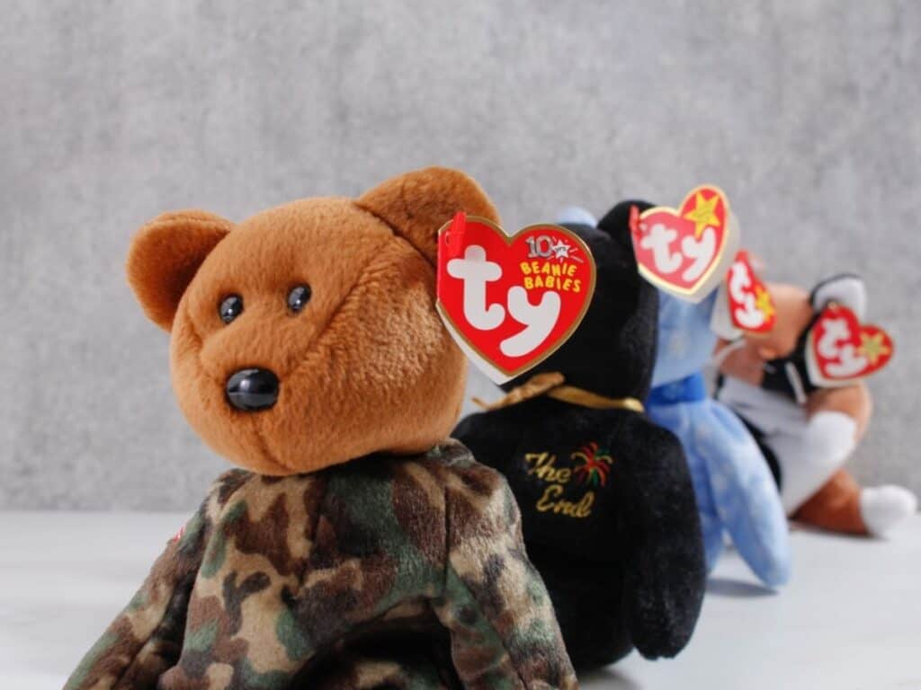 selling beanie babies