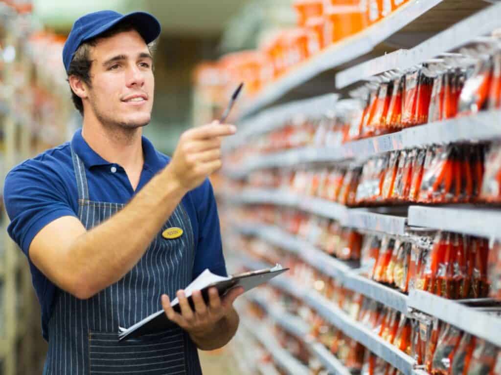 Stock Clerk at a Retail Store