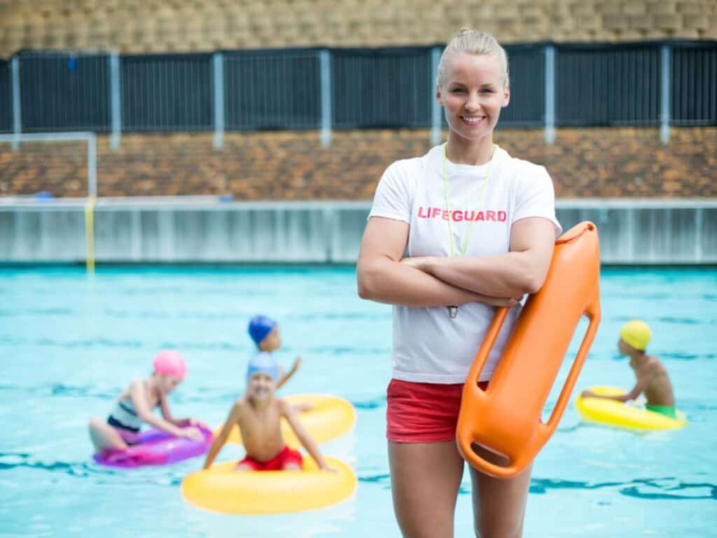 Lifeguard at a Community Pool or Beach